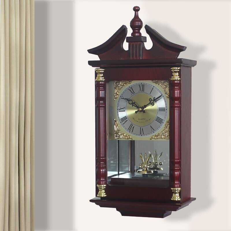 Luxurious Rich Toned Enclosed Kassel Wall Clock