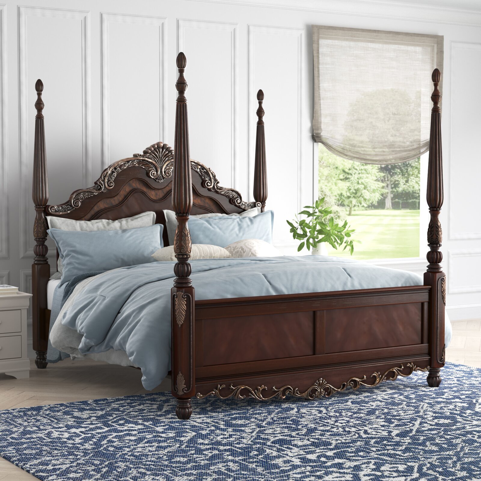 Cat four poster outlet bed