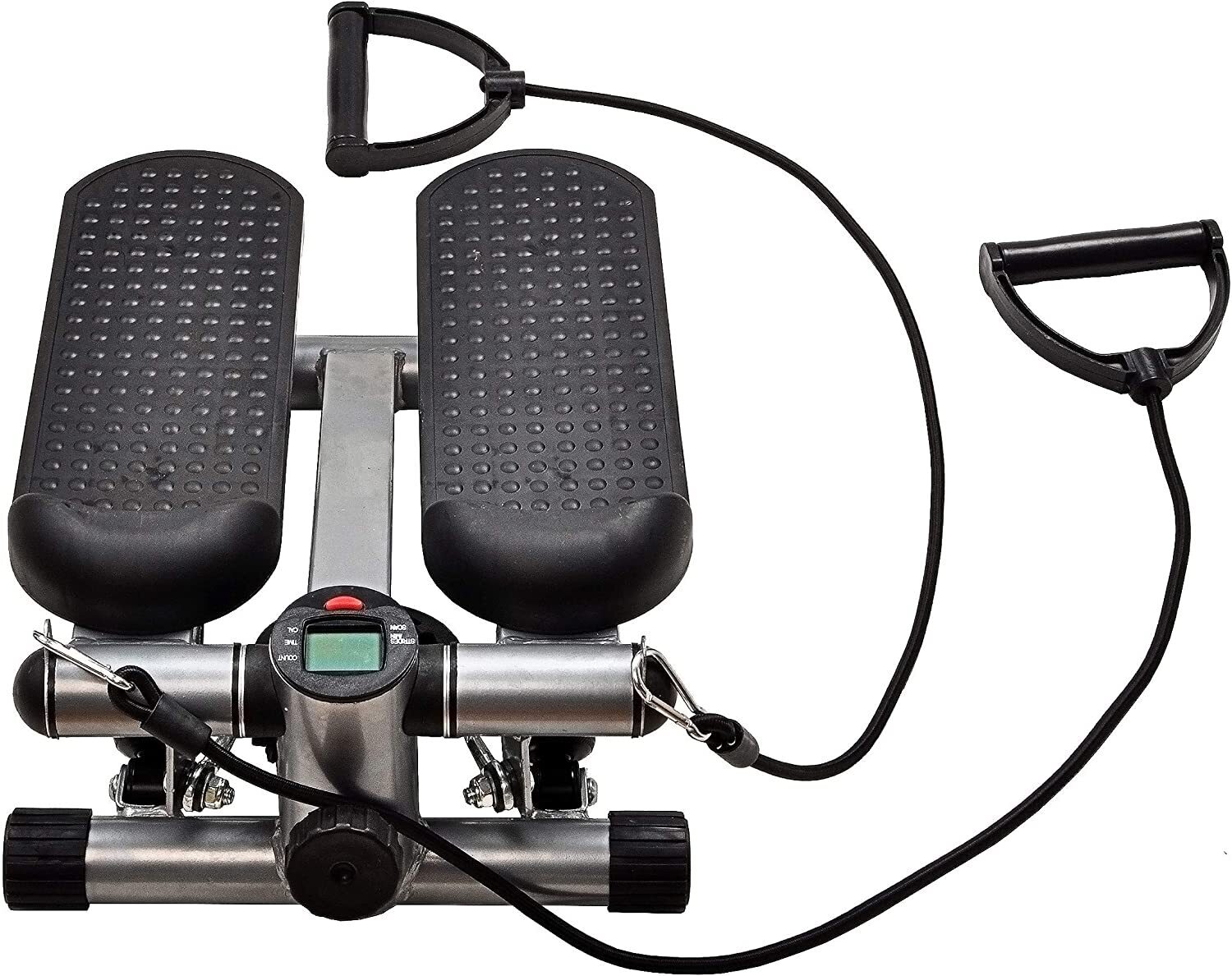 Manual Stair Stepper with Resistance Bands