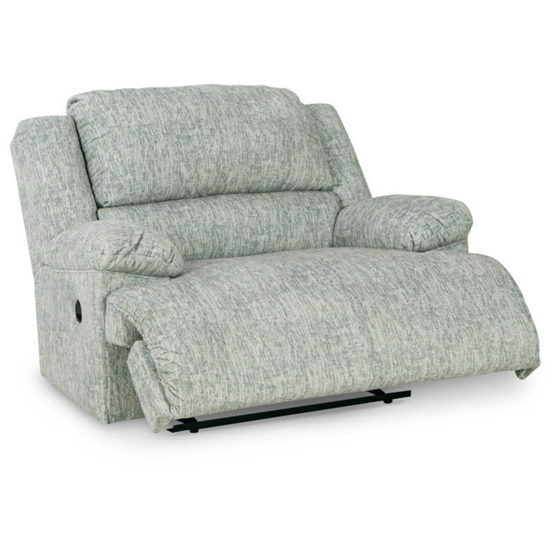 Manual upholstered recliner