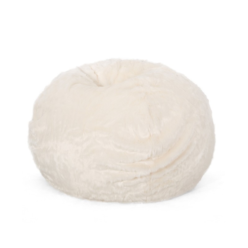 Margot Short Large Faux Fur Classic Bean Bag