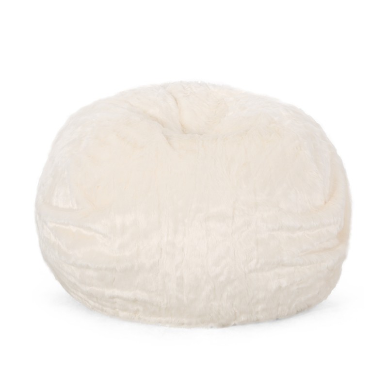 Margot Short Large Faux Fur Classic Bean Bag
