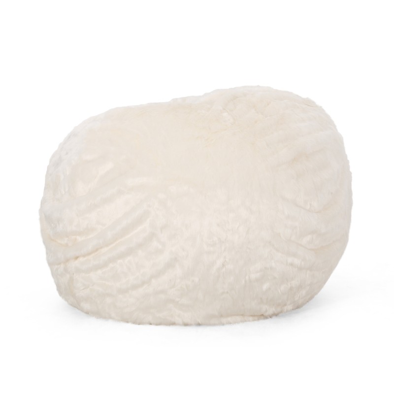 Margot Short Large Faux Fur Classic Bean Bag