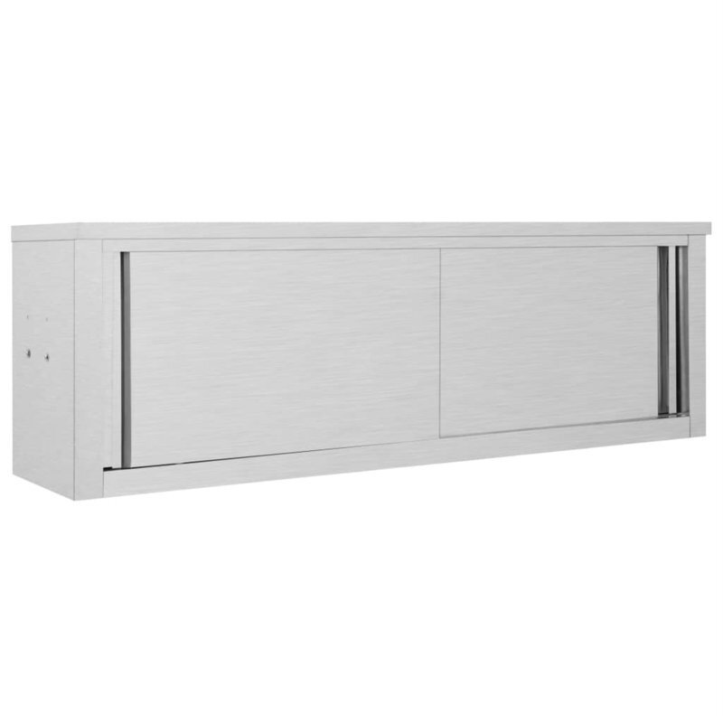 Matte Finish Stainless Steel Wall Cabinet