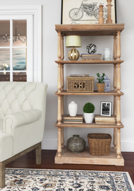 Maxwell 4-Tier Bookshelf