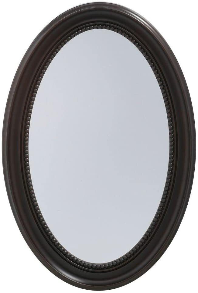 Medicine cabinet with oval mirror in a classic style