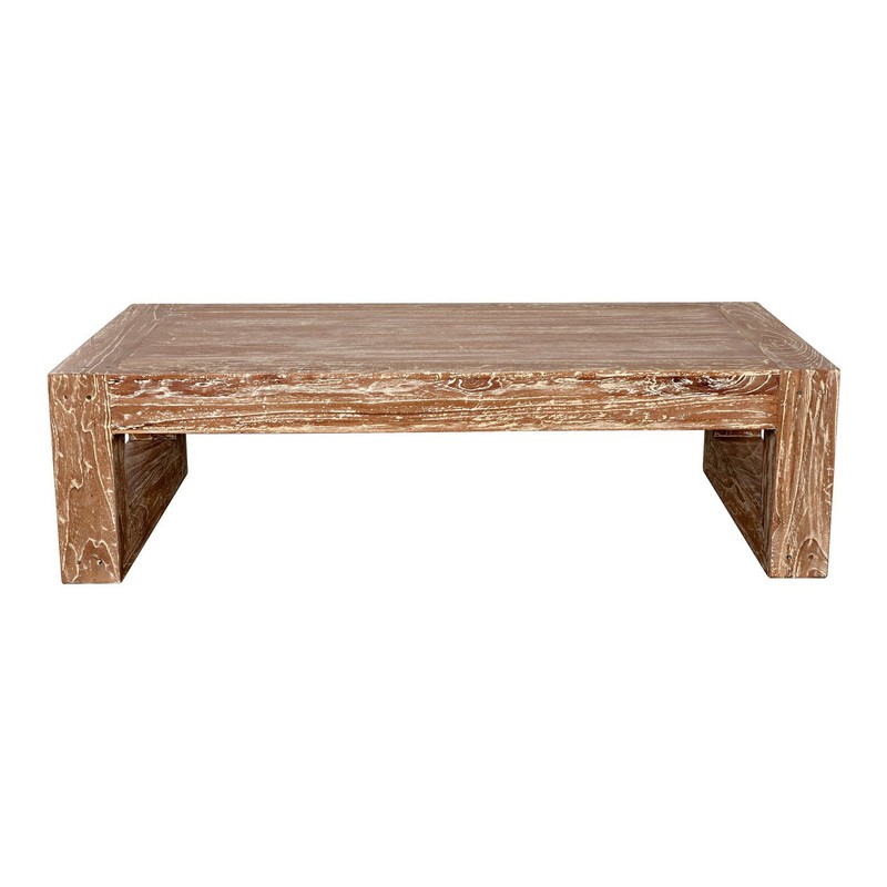 Mendes Solid Wood Sled Coffee Table