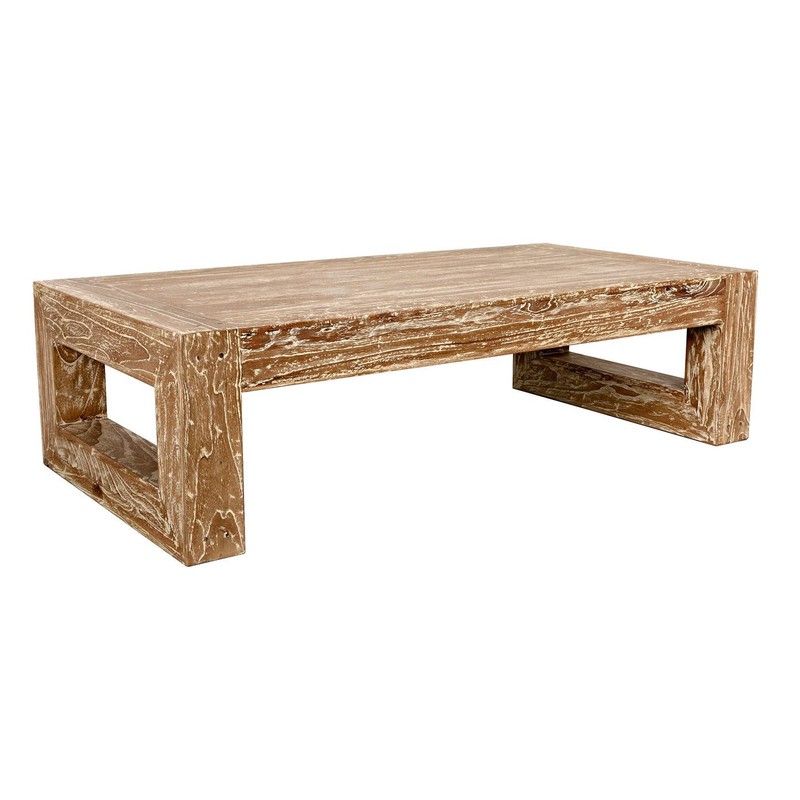 Mendes Solid Wood Sled Coffee Table