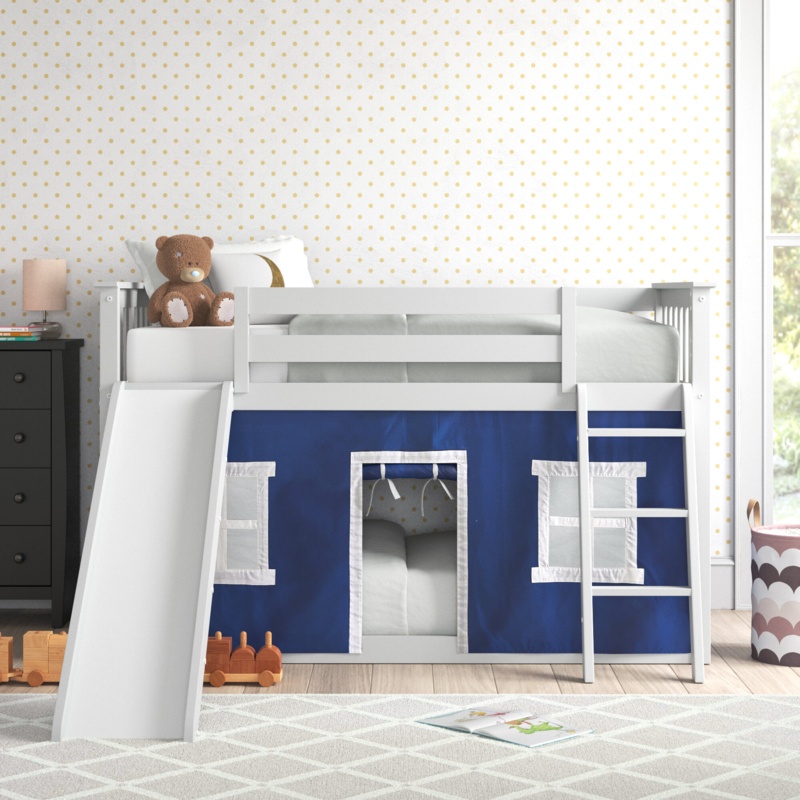 Meneses Twin Over Twin Solid Wood Standard Bunk Bed by Isabelle & Max™