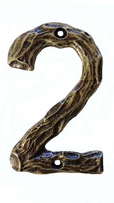 Metal Surface Mount House Number