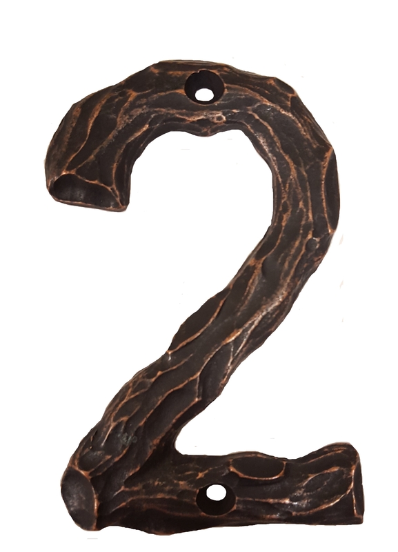Metal Surface Mount House Number