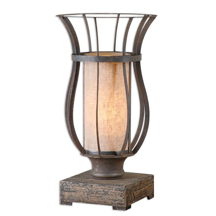 Metal Torchiere Lamp