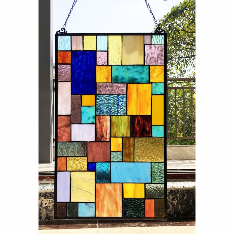 Michelle Stained Glass Window Panel