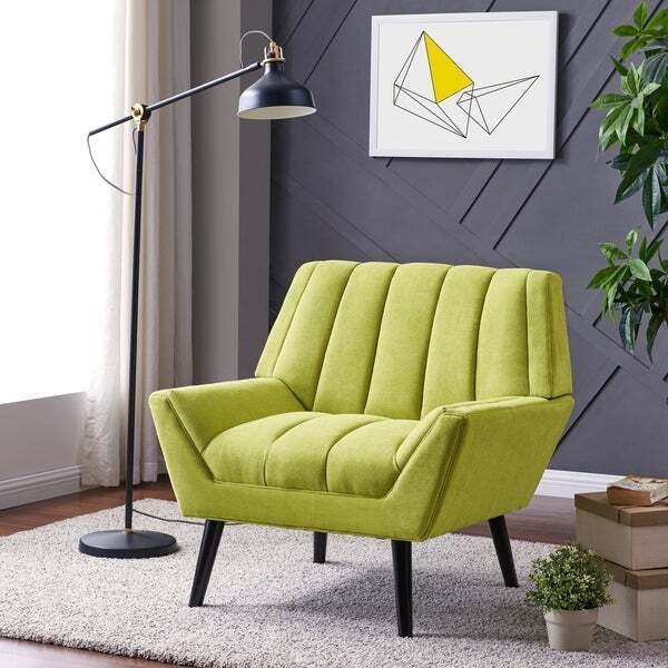 Mid Century Light Green Chair