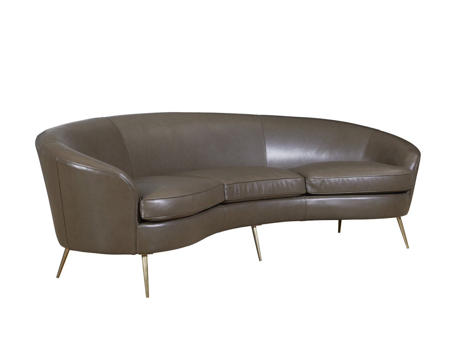 Curved Leather Sofas Foter