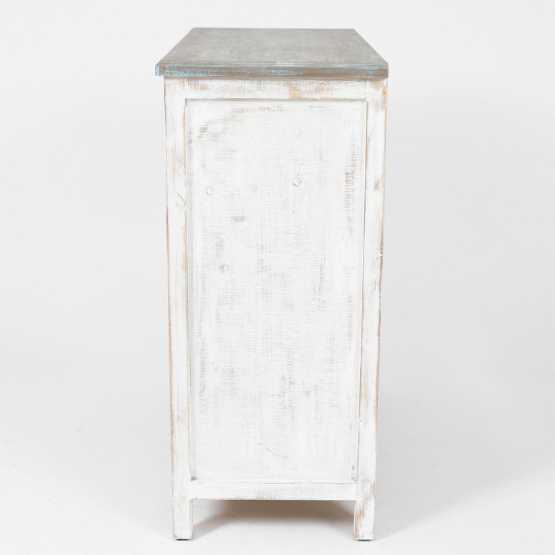 Milana Distressed Bar Cabinet