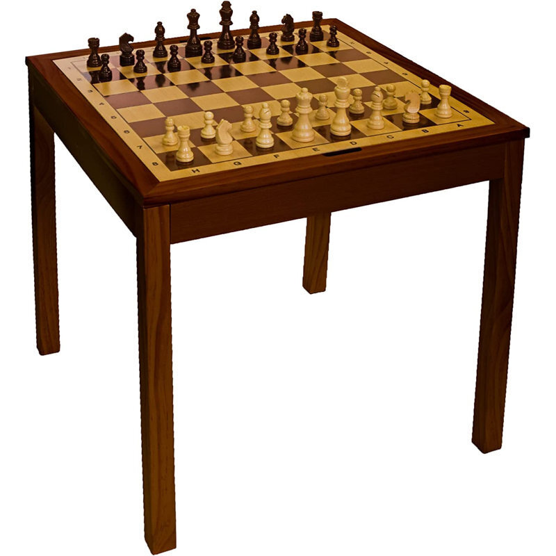 Unique Olive Wood Backgammon and Chess Board Game Set Medium