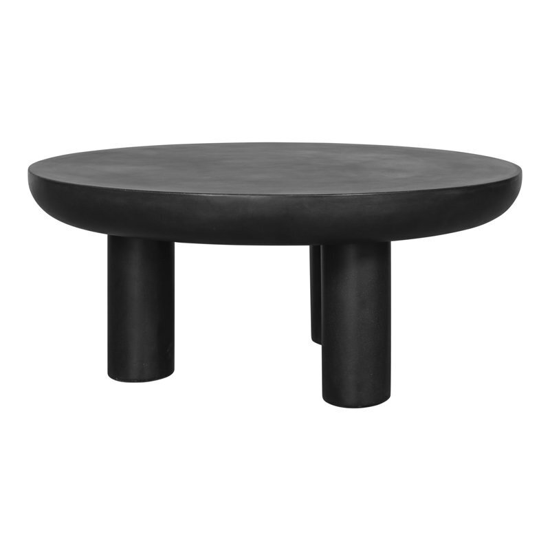 Minimalist Stone Top Coffee Table Round