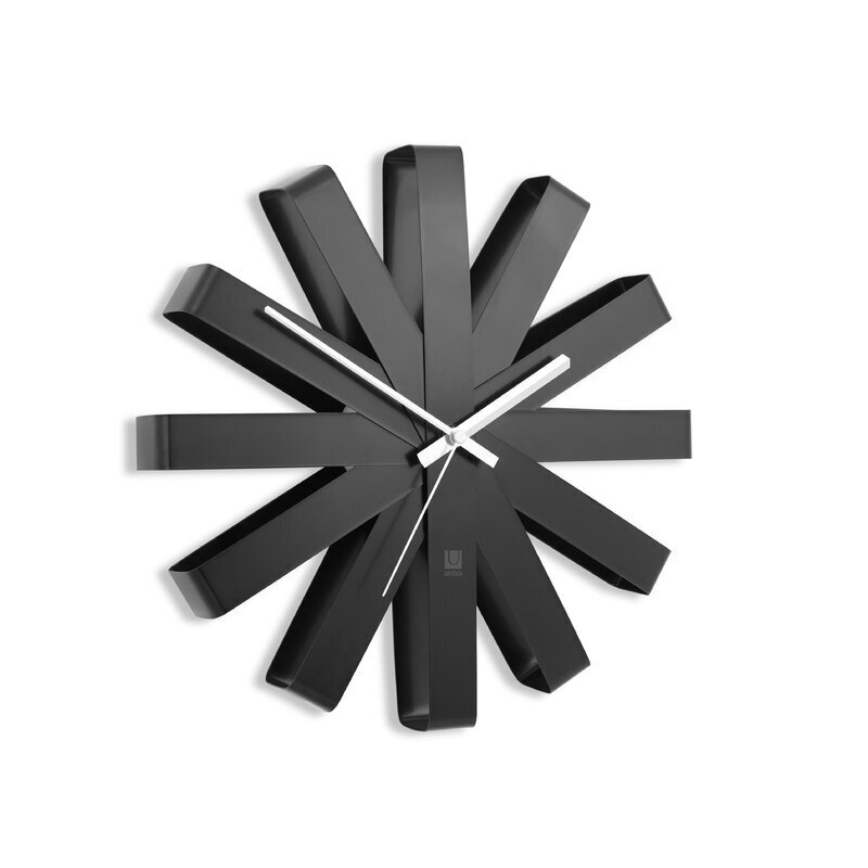 Minimalistic Noiseless Steel Kitchen Clock
