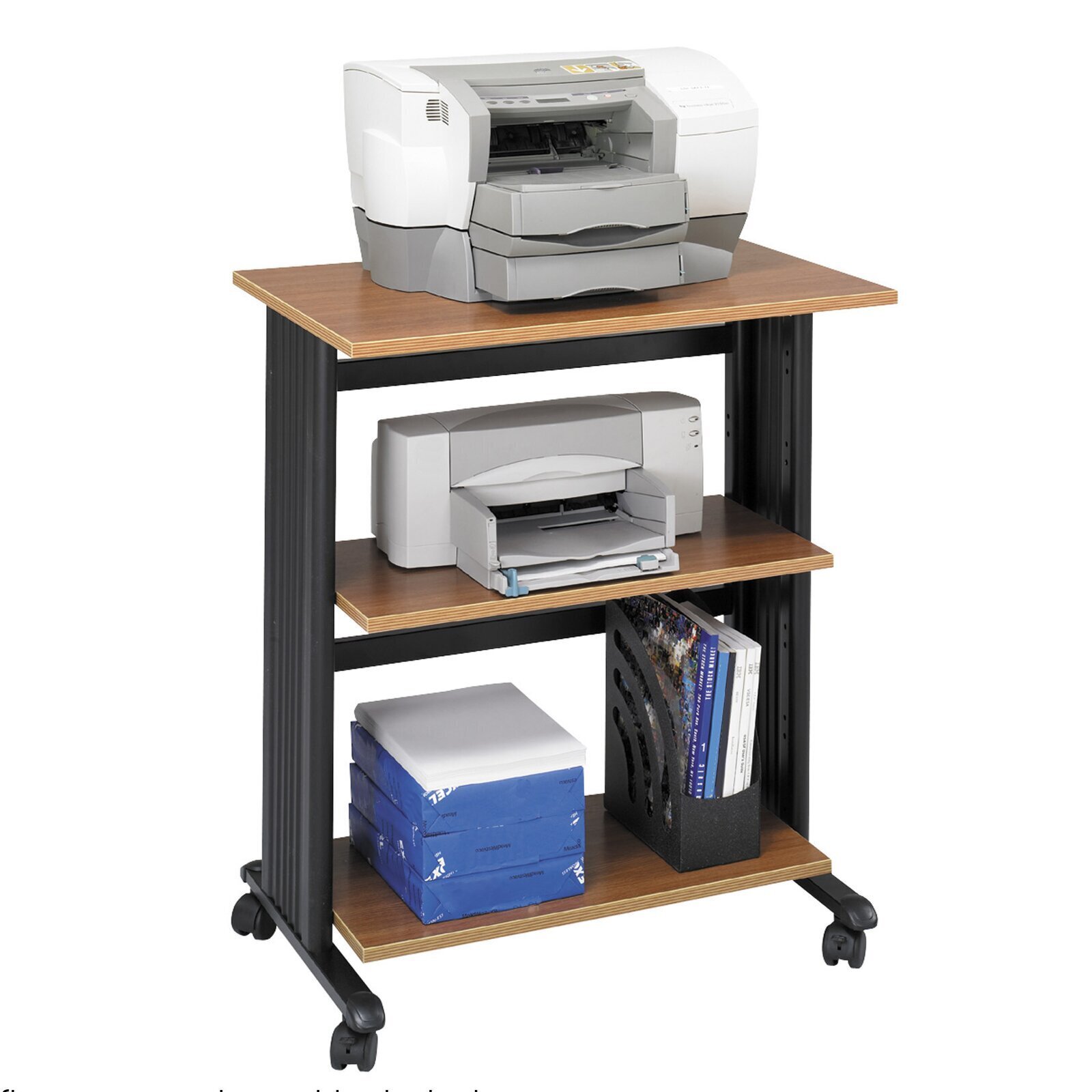 Mixed Media Oak Printer Stand