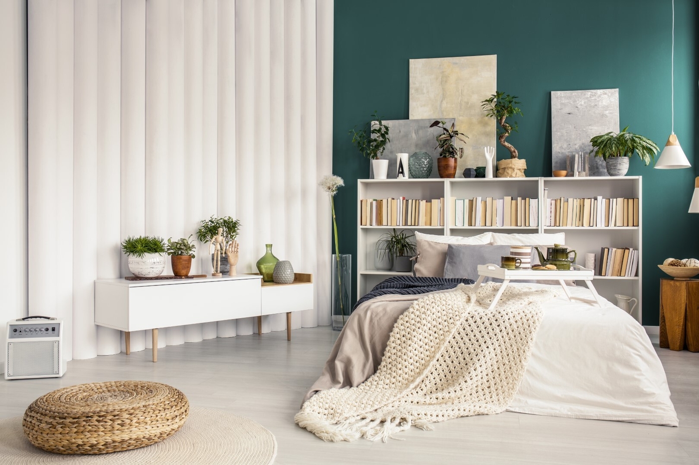 Modern bedroom interior