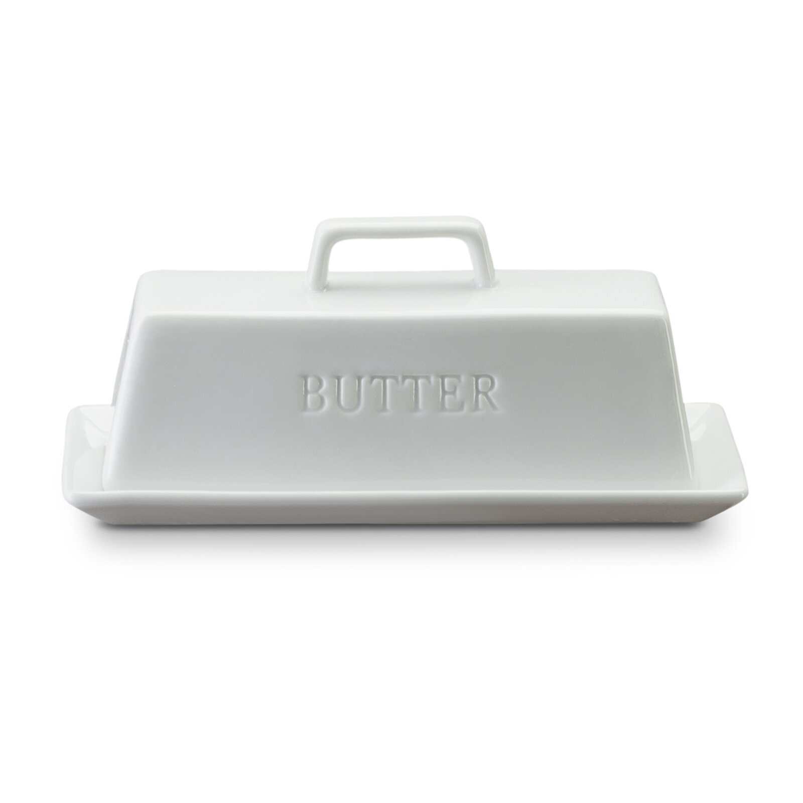 Modern butter dish with lid