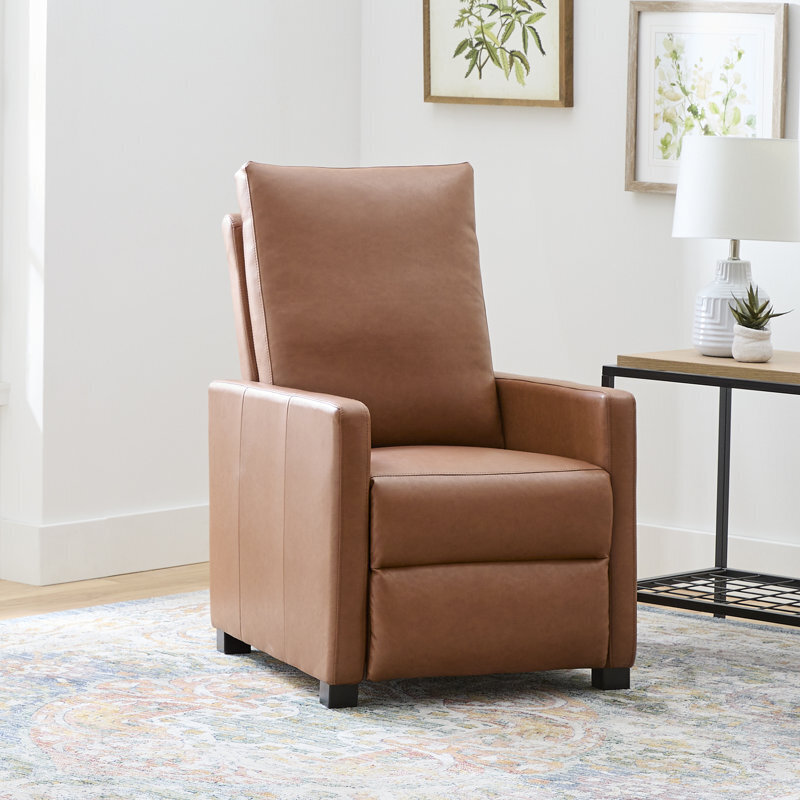 Modern Contemporary Squared Manual Recliner