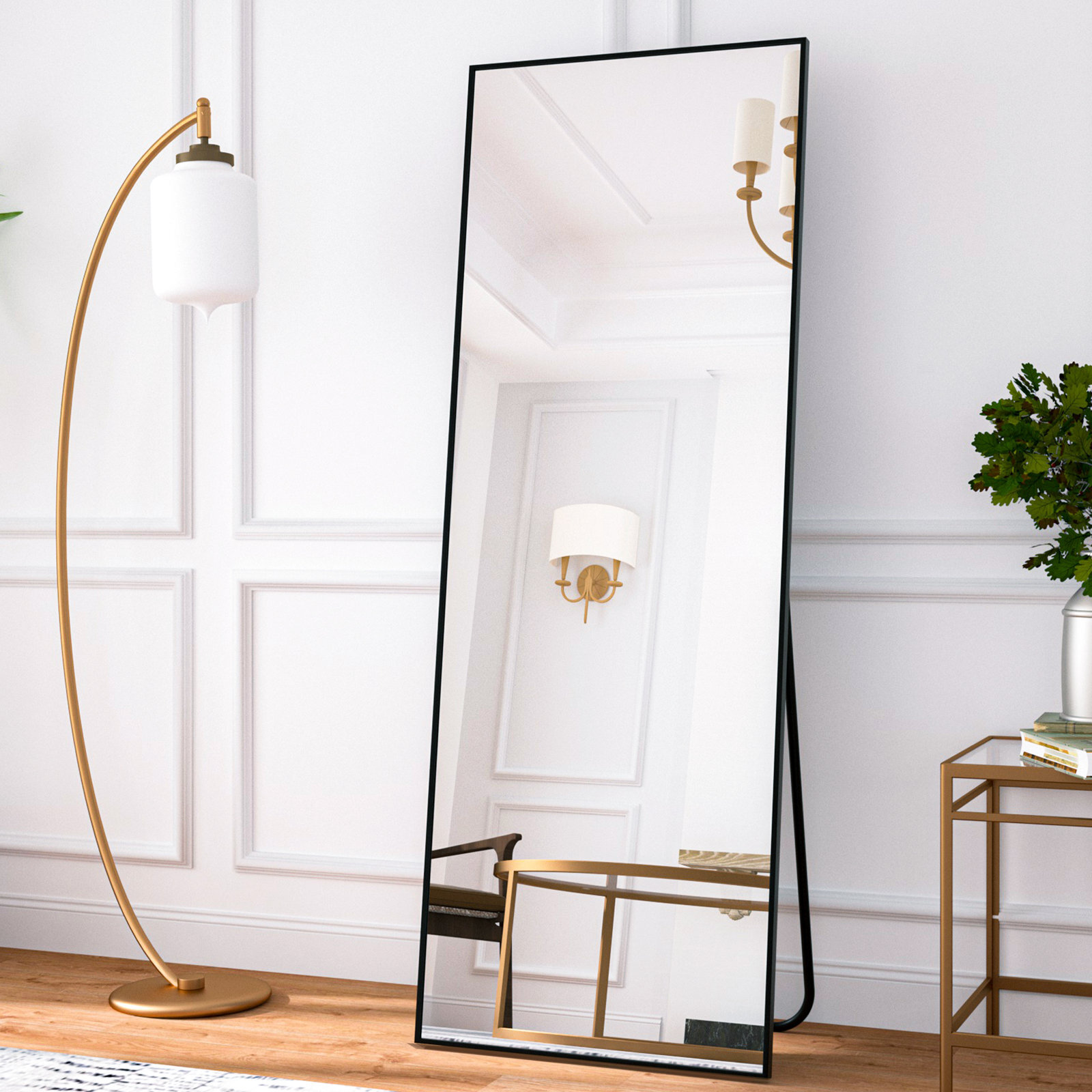 Modern Full Length Mirror with Stand