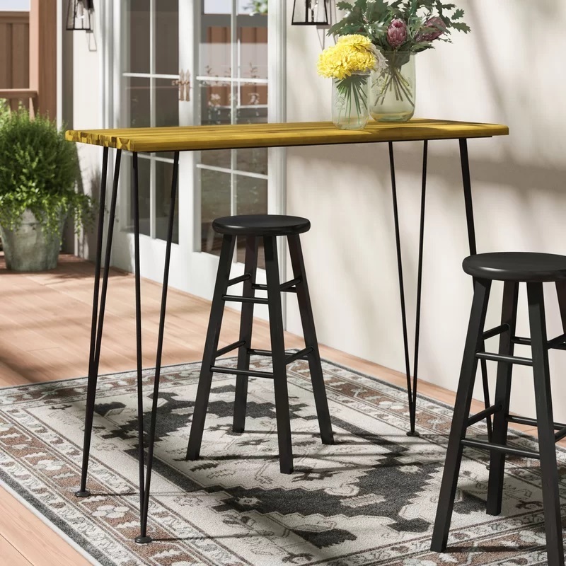 Modern Industrial Outdoor Tall Table