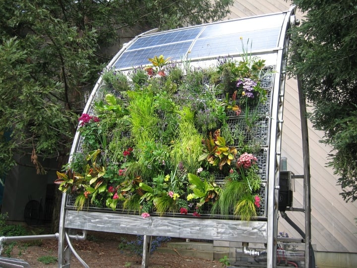 modern solar vertical garden modern solar vertical garden