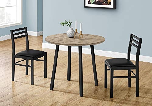 black dining set with leaf