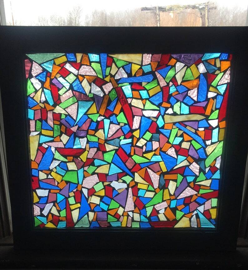 Mosaic Stained Glass Window for Home