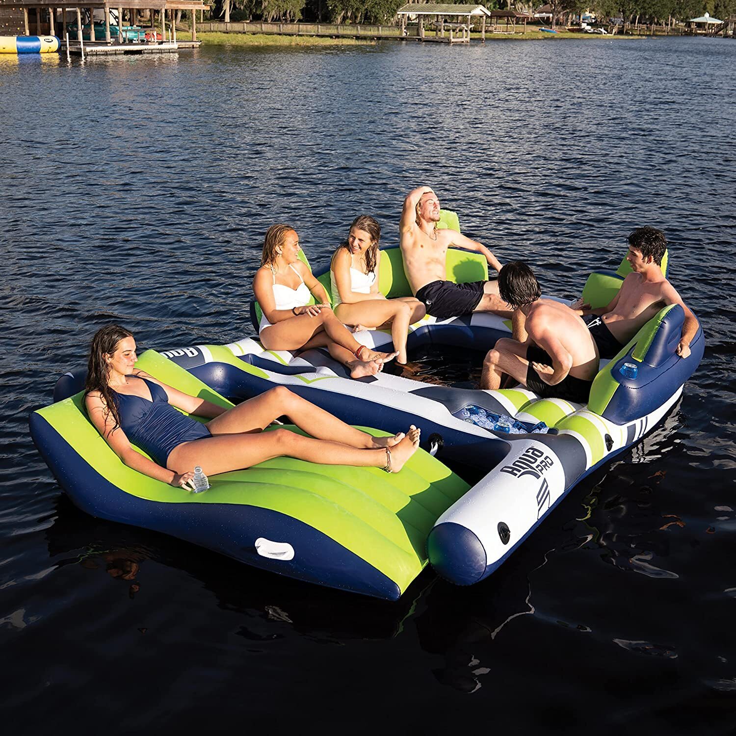 Multi Person Raft and Detaching Dock
