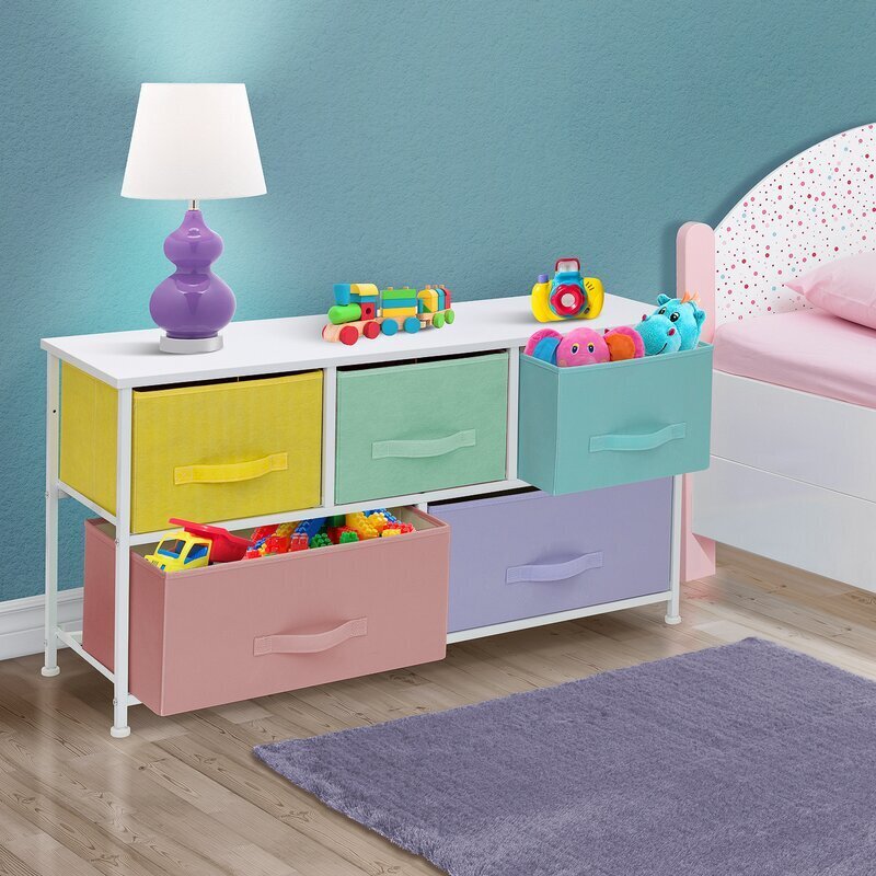 Multicolored drawers for kids