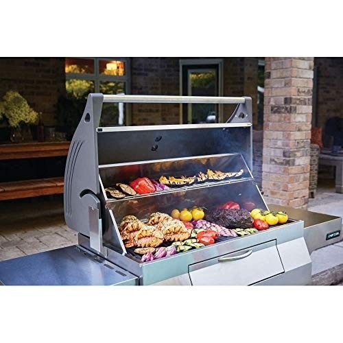 Napoleon PRO605CSS Professional Charcoal Grill, Stainless Steel