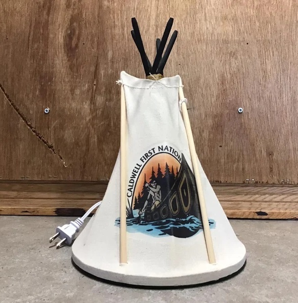 Native American Teepee Lamp