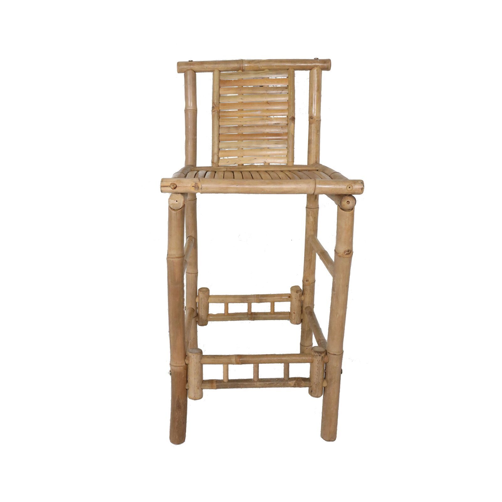 Natural looking bamboo stool