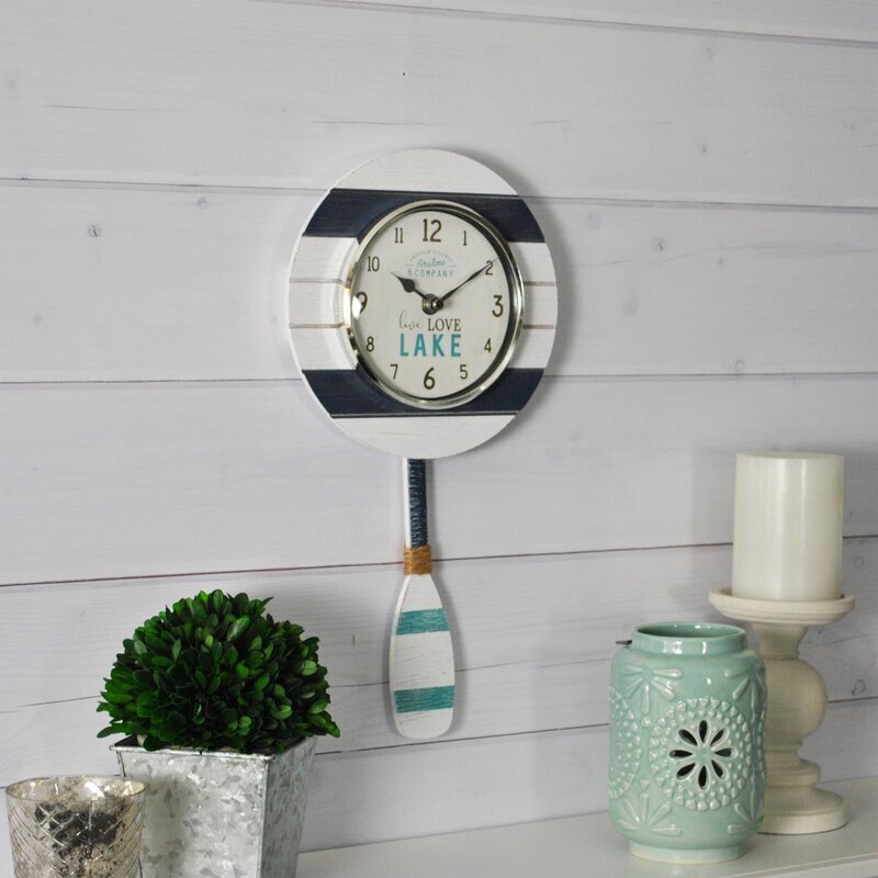 Nautical novelty wall clock