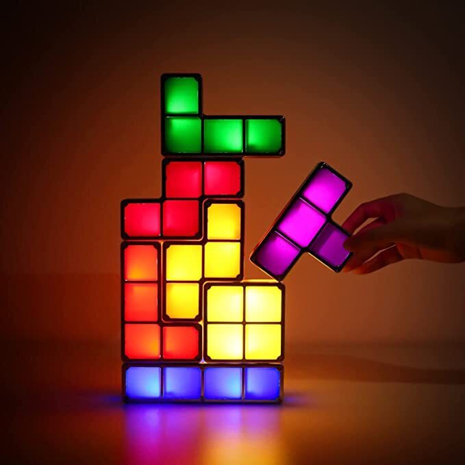 Neon Stackable Puzzle Night Lamp
