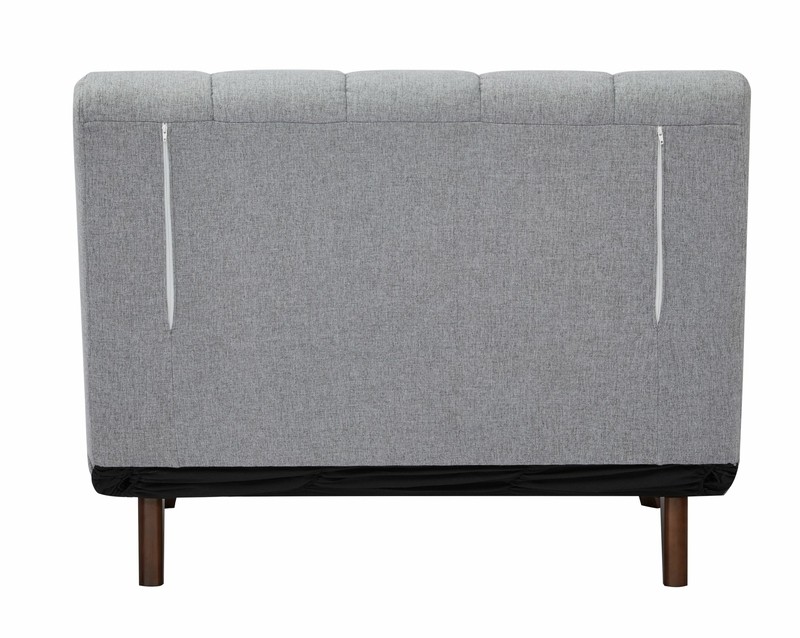 New London 40.55'' Wide Linen Convertible Chair