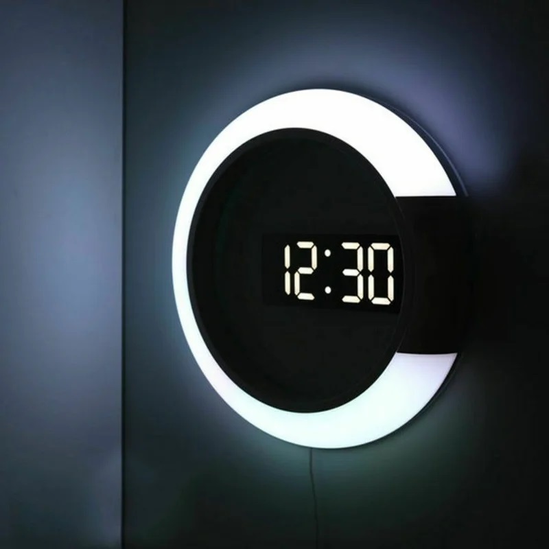 Night glow wall clock 