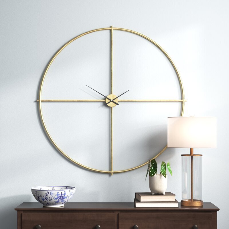 Numberless 48 inch Wall Clock