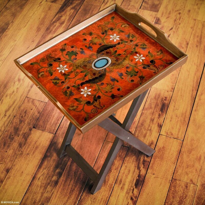 Oriental Inspired Tray Table