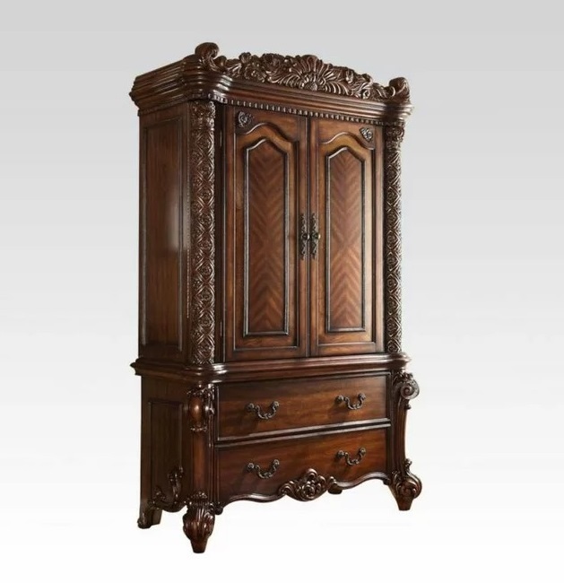 Ornate Traditional Entertainment Armoire