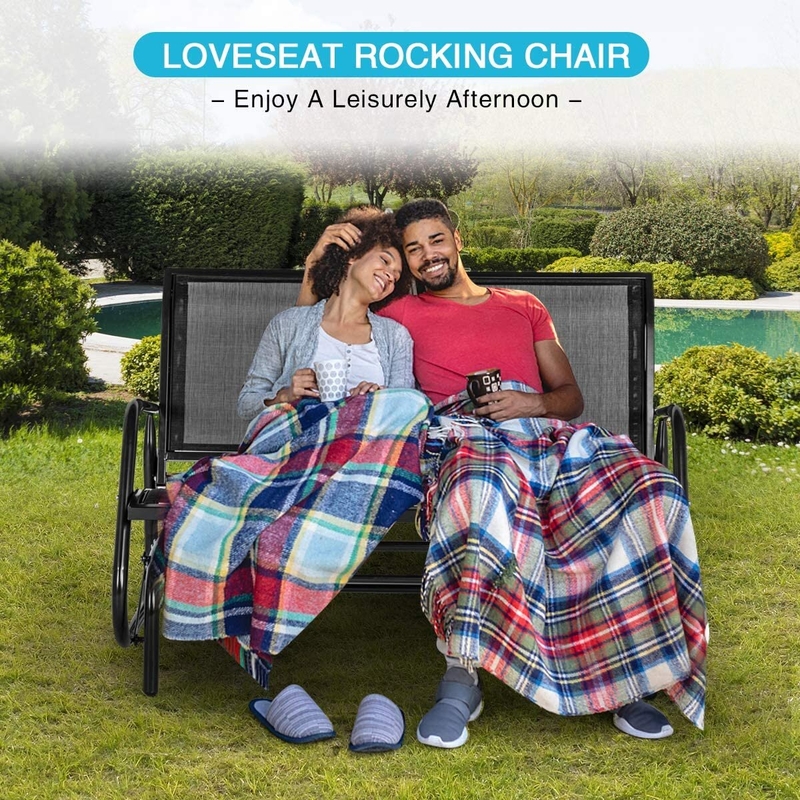 Outdoor Gliding Metal Chair