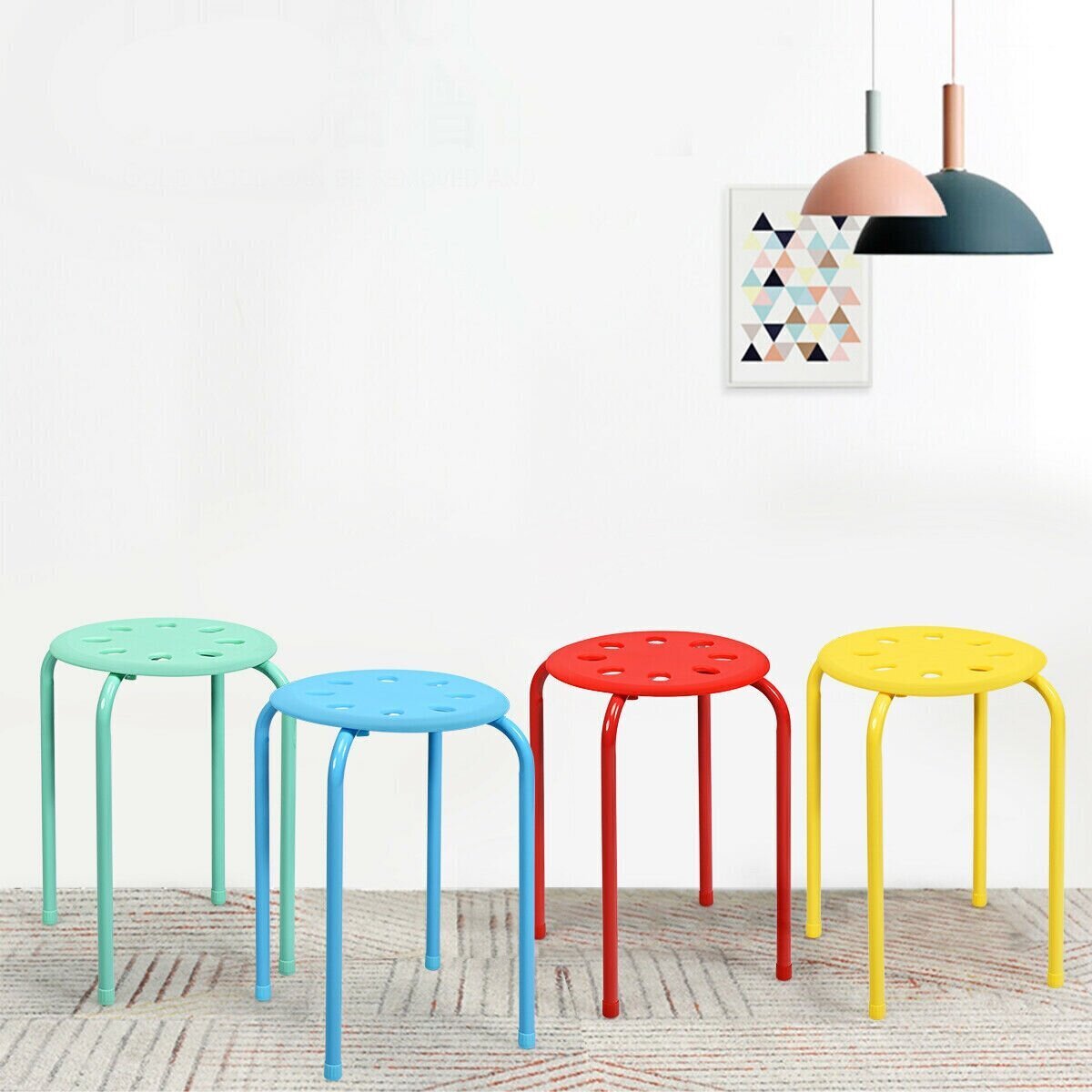Outdoor Stacking Stools