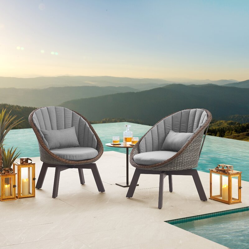 Outdoor Wicker Chairs With Cushions