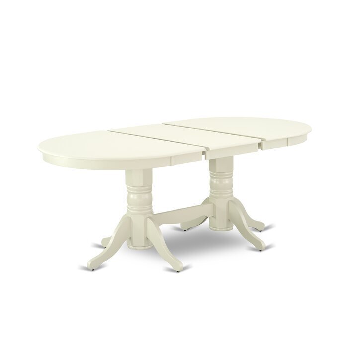 Oval Dining Table With Self Storing Leaf 