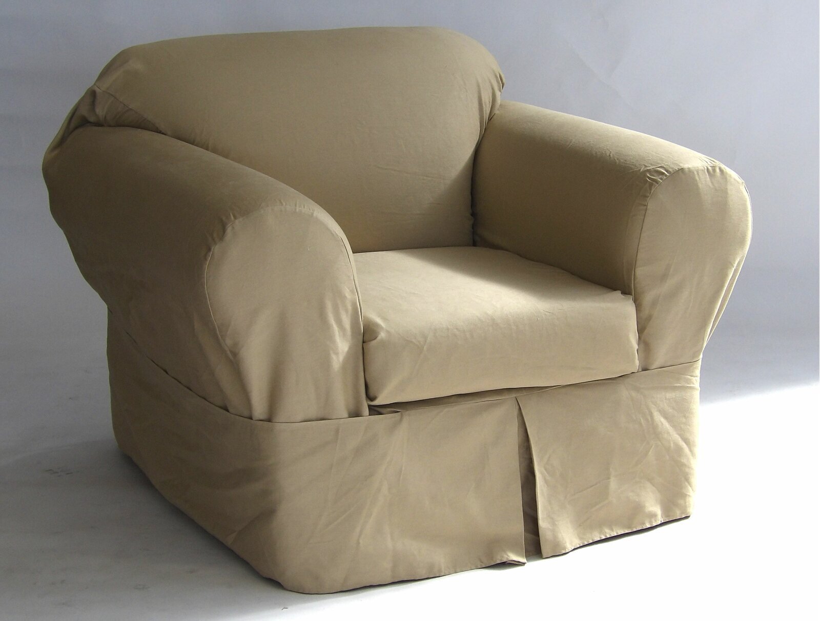 Oversized Club Chair Slipcover With Skirt