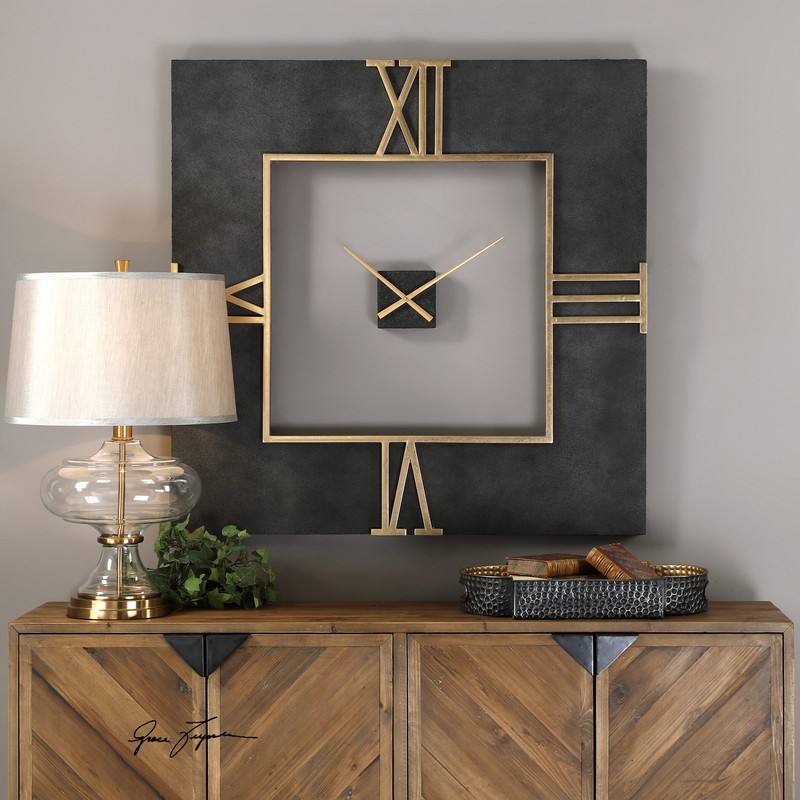 Oversized Studley 40" Wall Clock